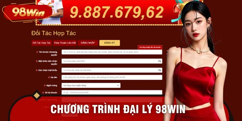 Bạn có thể đăng ký đại lý 98WIN để kiếm thêm thu nhập